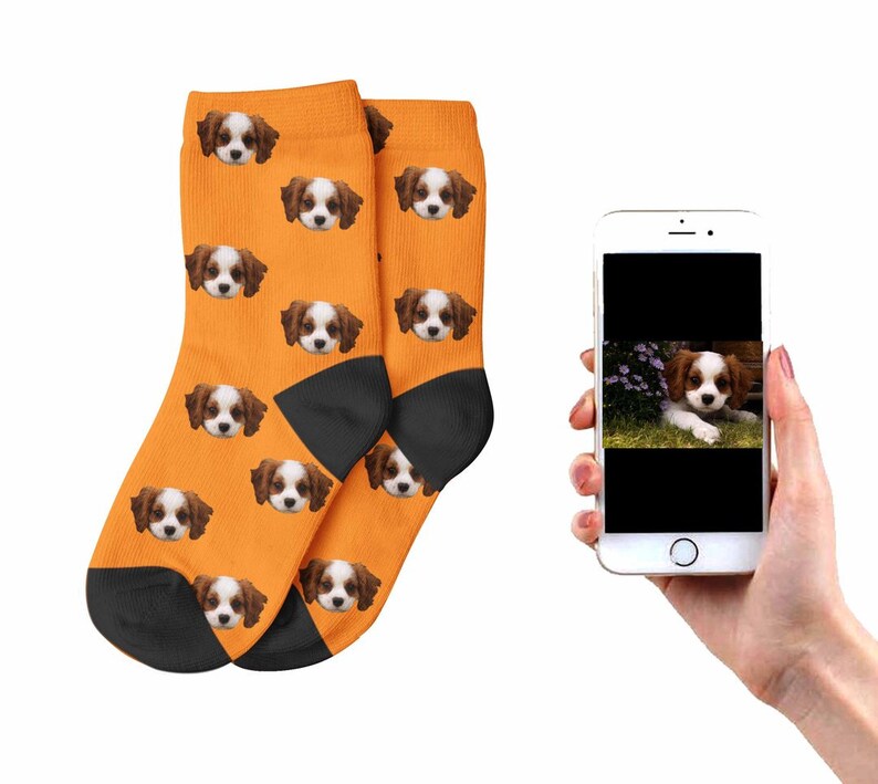 Message Us A Photo Of Your Dog With Your Order Kids Dog Socks Socks With Your Dogs Face On