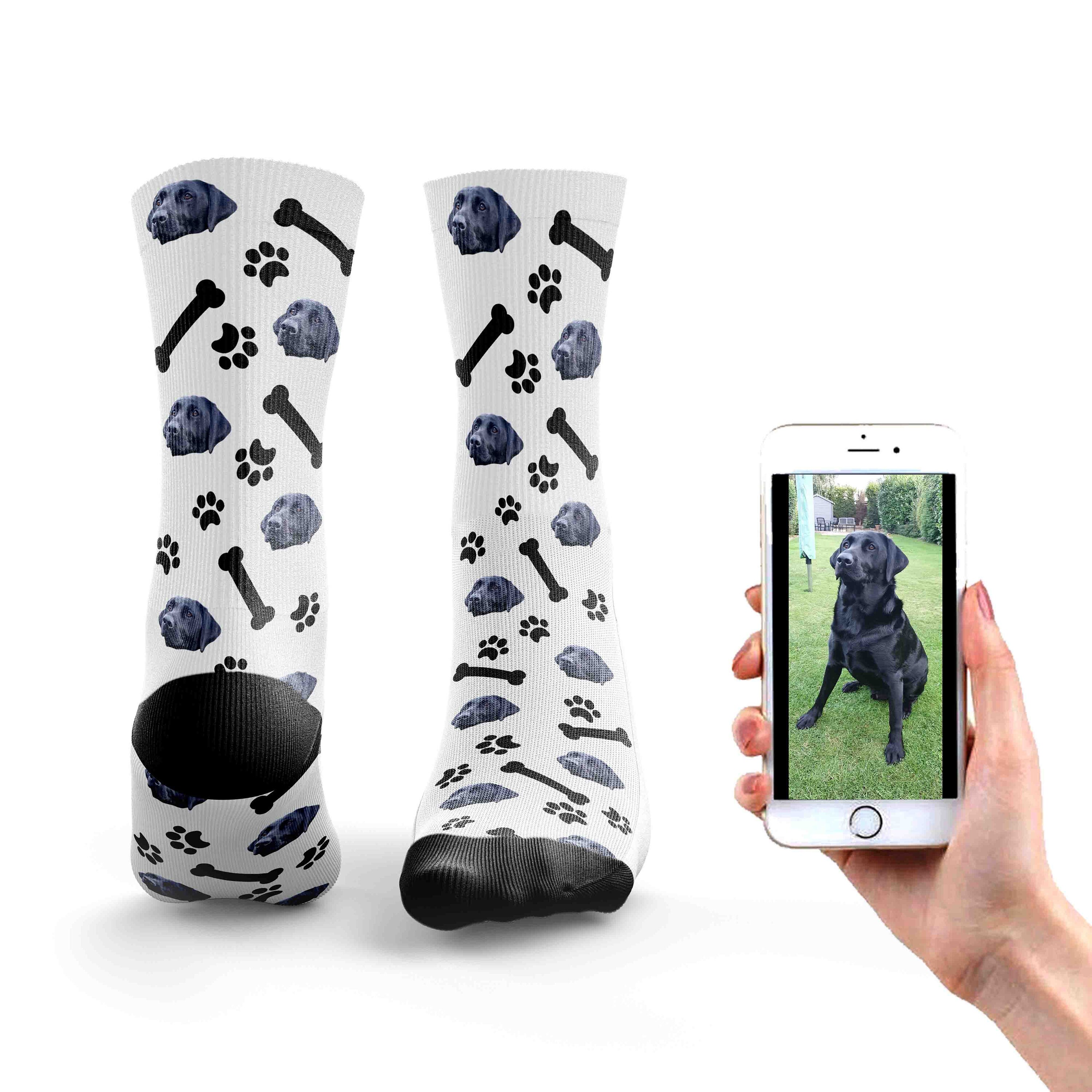 Your Dog On Socks Etsy