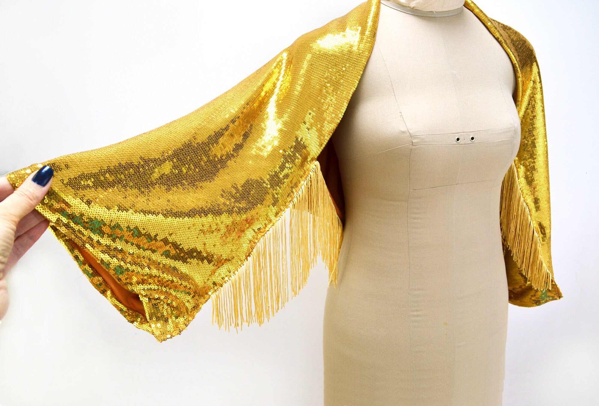 Gold Shrug - Etsy UK