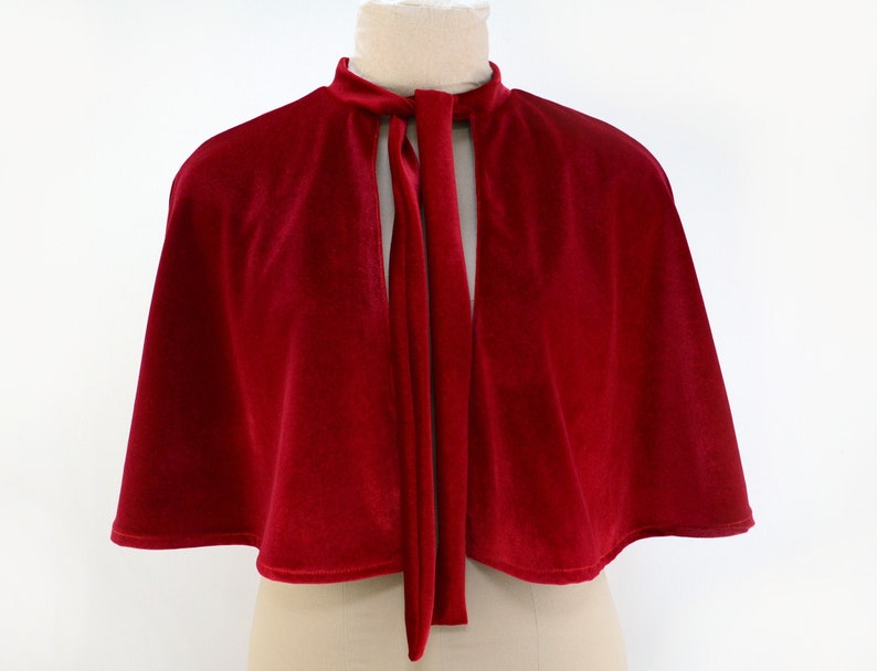 Cape courte en velours avec doublure ResidentGhost