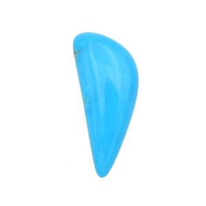 Bluejoy Echte American-Mined Natur Türkis Cabochon 11mmx27mm Free-Form Form