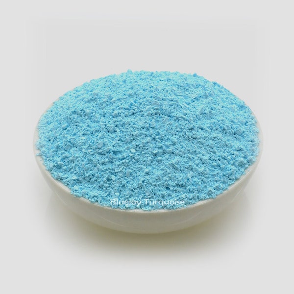 Bluejoy Genuine Pure Natural Turquoise Powder Produced from Southwest American Turquoise