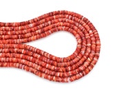Bluejoy 6mm Genuine Native American Style Natural Spiny Oyster Shell Heishi Bead 16-Inch Strand