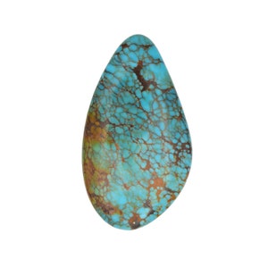 Bluejoy echte amerikanische abgebaut natürlichen Türkis Cabochon 19mmx33.5mm Freiform-Form