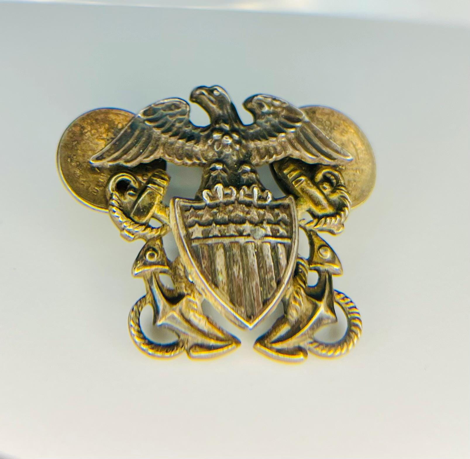 Us Navy Sterling Pin - Etsy