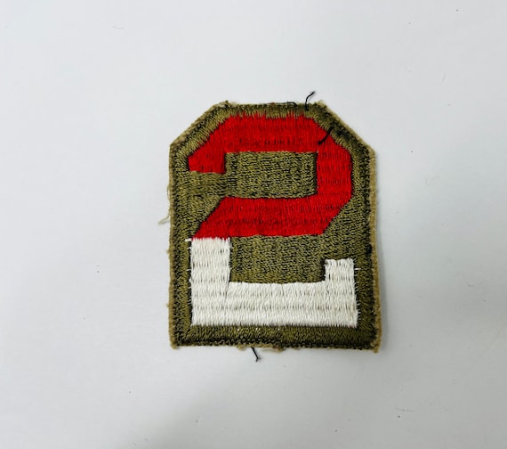 US Army patch WWII era 2nd Second Army uniform pa… - image 1