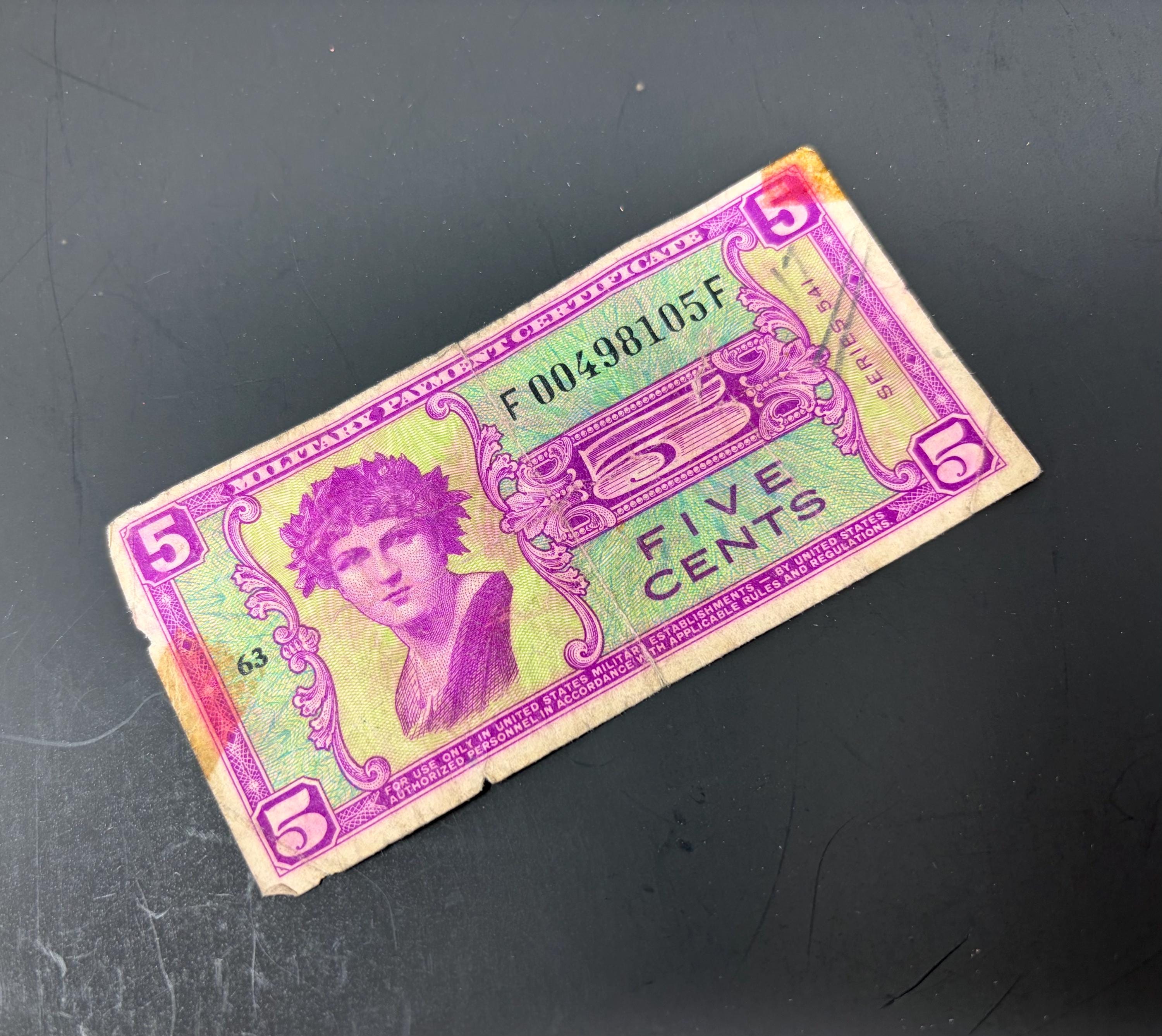 Military Payment Certificate - Etsy