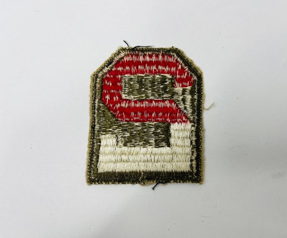 US Army patch WWII era 2nd Second Army uniform pa… - image 2