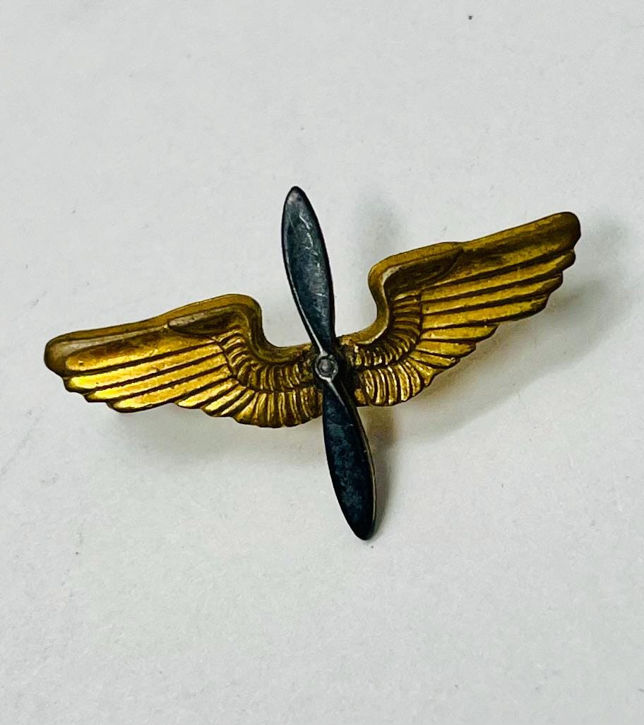 Vintage United States Army Air Force WW!! Air Cadet Insignia Vintage United States Army Air Force WW!! Air Cadet Insignia