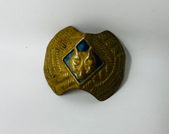 Vintage Ceramic Arrowhead Order of the Arrow OA Boy Scout BSA Neckerchief Slide 
