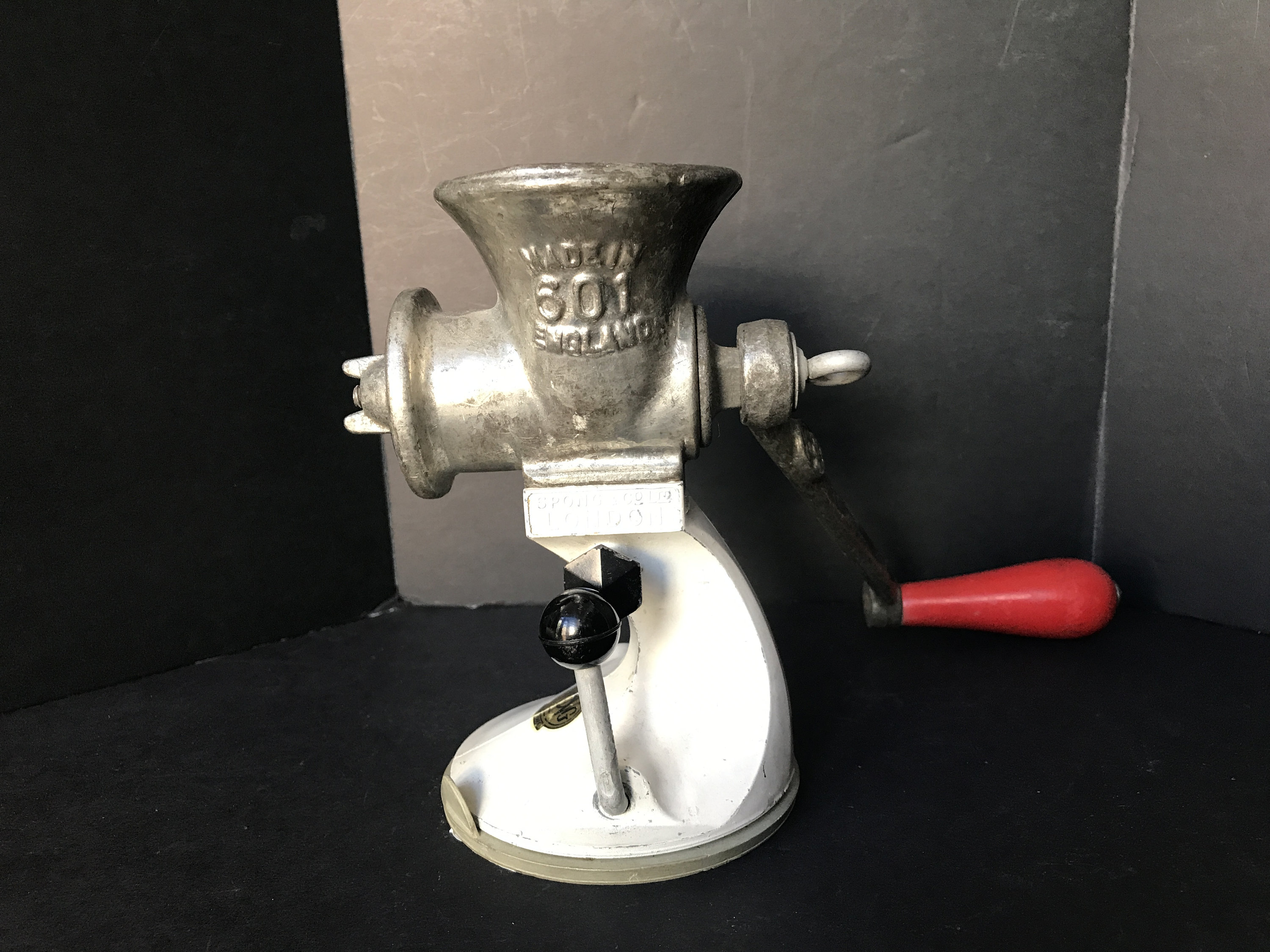 Vintage Spong 601 Mincer Meat Grinder Fruit Nut Vegetable Etsy