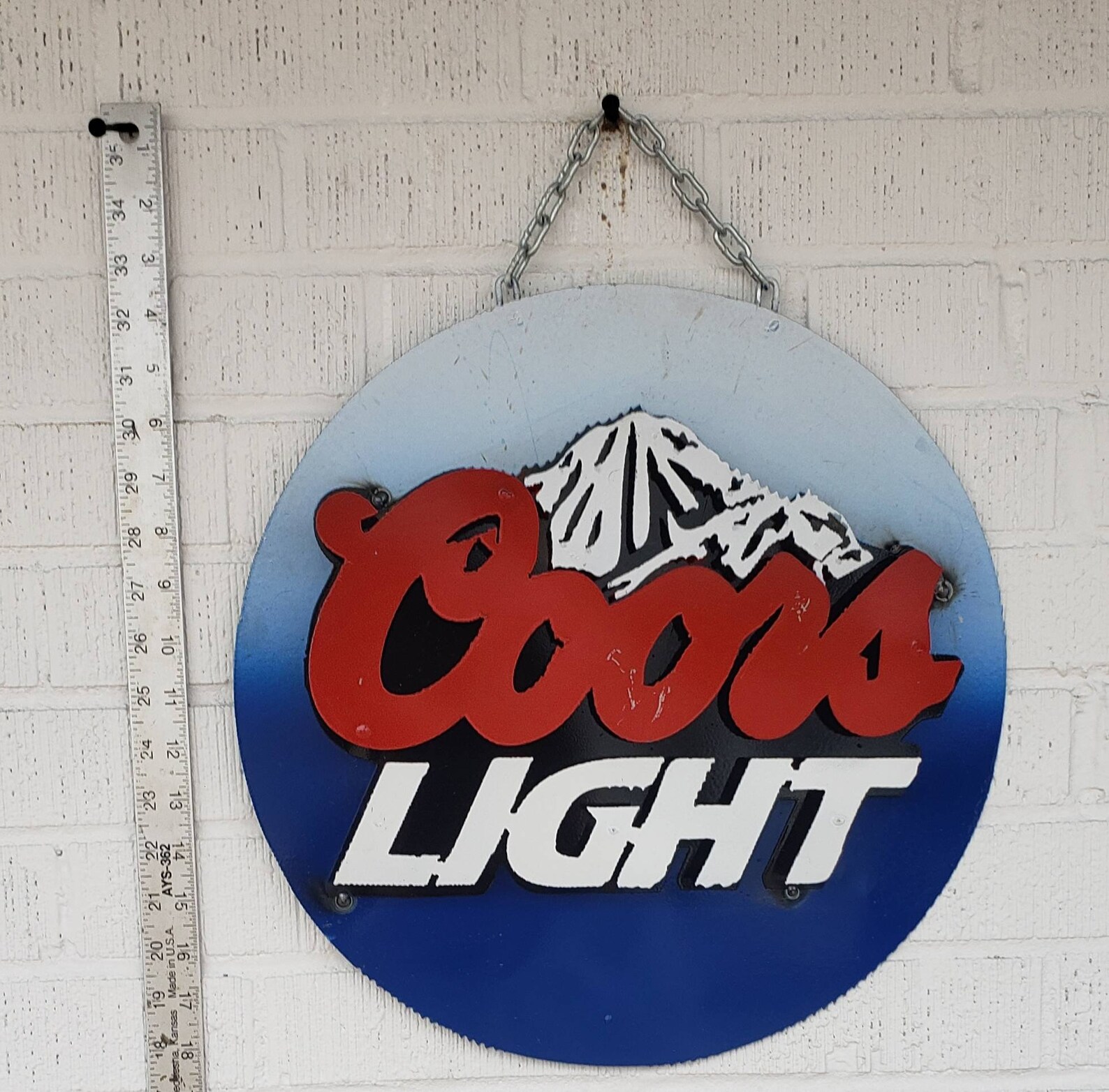 Coors light metal sign Etsy