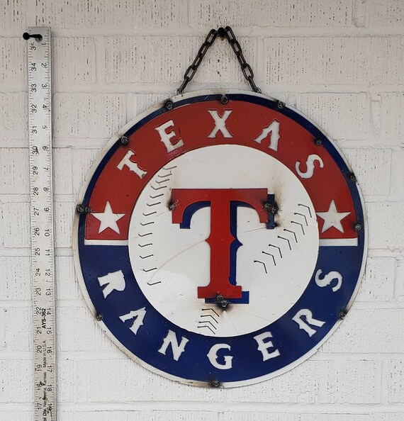 Texas Rangers/Baseball metal sign Etsy
