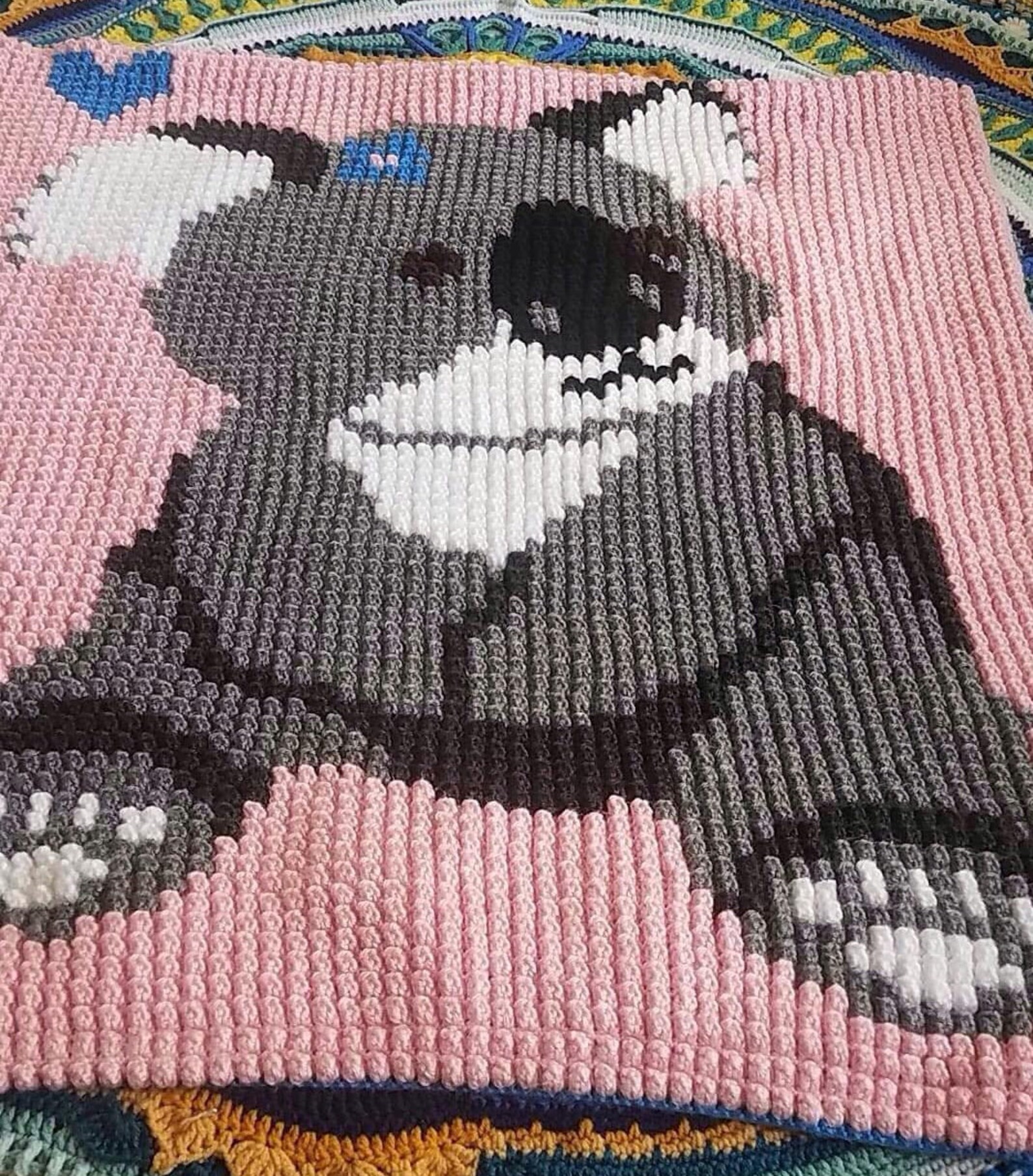 Baby Koala Love Crochet Pattern Graph PDF Girl Blanket Afghan Etsy