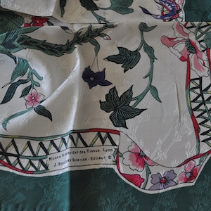 Cedric Brochier silk scarf