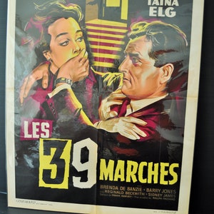 Cartel original Los 39 pasos