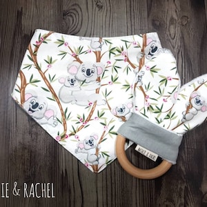 Bib , Koala, Koalas, Bandana Bib, Wooden Toy, Baby Gift, Baby Shower, Australia, Baby Present, Dribble Bib , Australian Animals