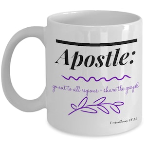 Apostle Mug, Inspired Men Mug, Apostles Creed Mug