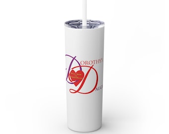 Skinny Tumbler, Dorothys Daughter Skinny Tumbler with Straw, Vacuum Skinny Tumbler, Minimalist Tumbler| Custom Name Tumbler, 20oz