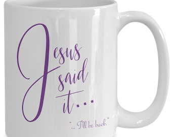 Jesus Said Mug| Build Faith Mug| Christian Mug| Ceramic Mug| Mug for Believers| Christian coffee Mug| Jesus Lover Mug| Church Member Mug