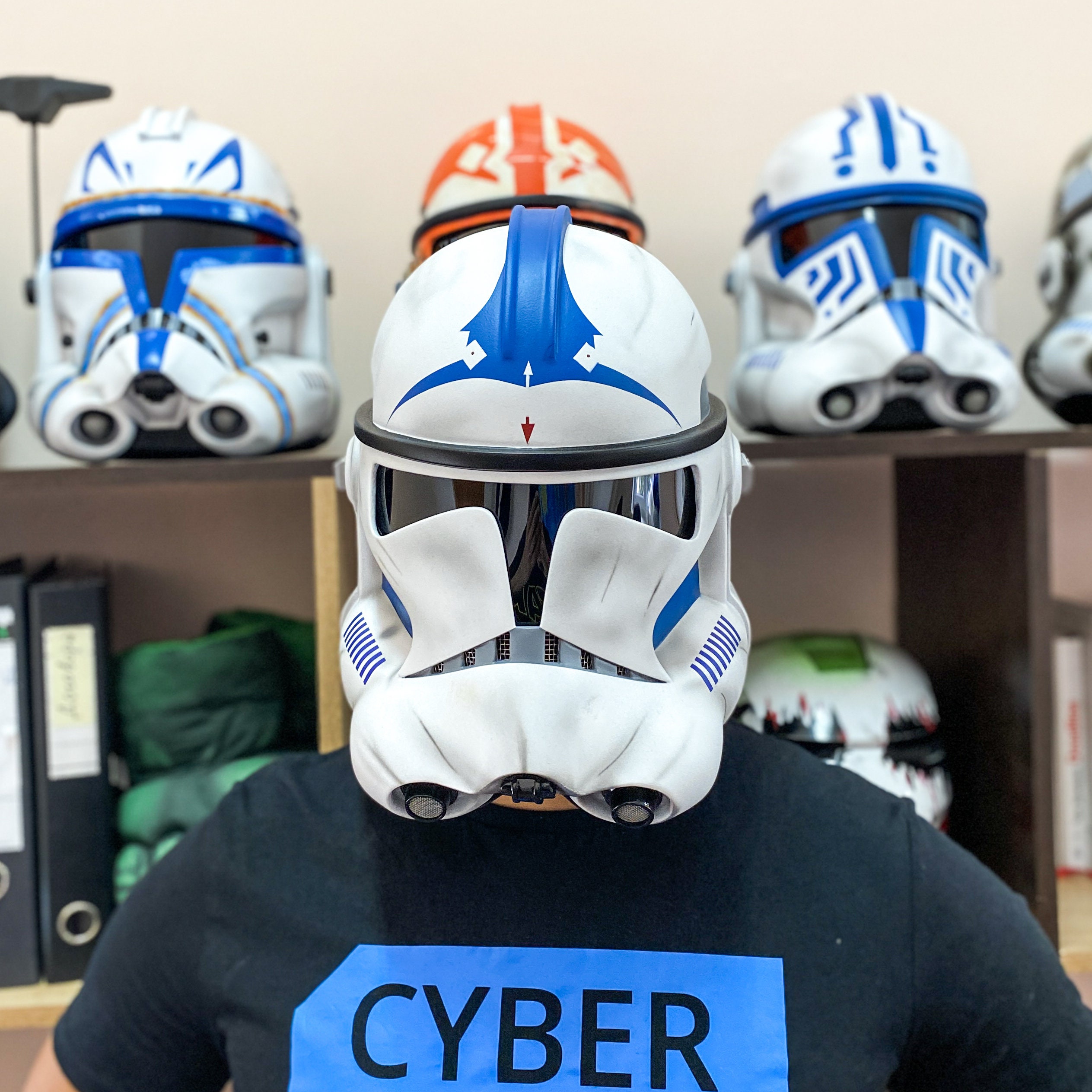 Captain Rex & Clone Trooper Fives Star Wars Helmet Set / Star | Etsy