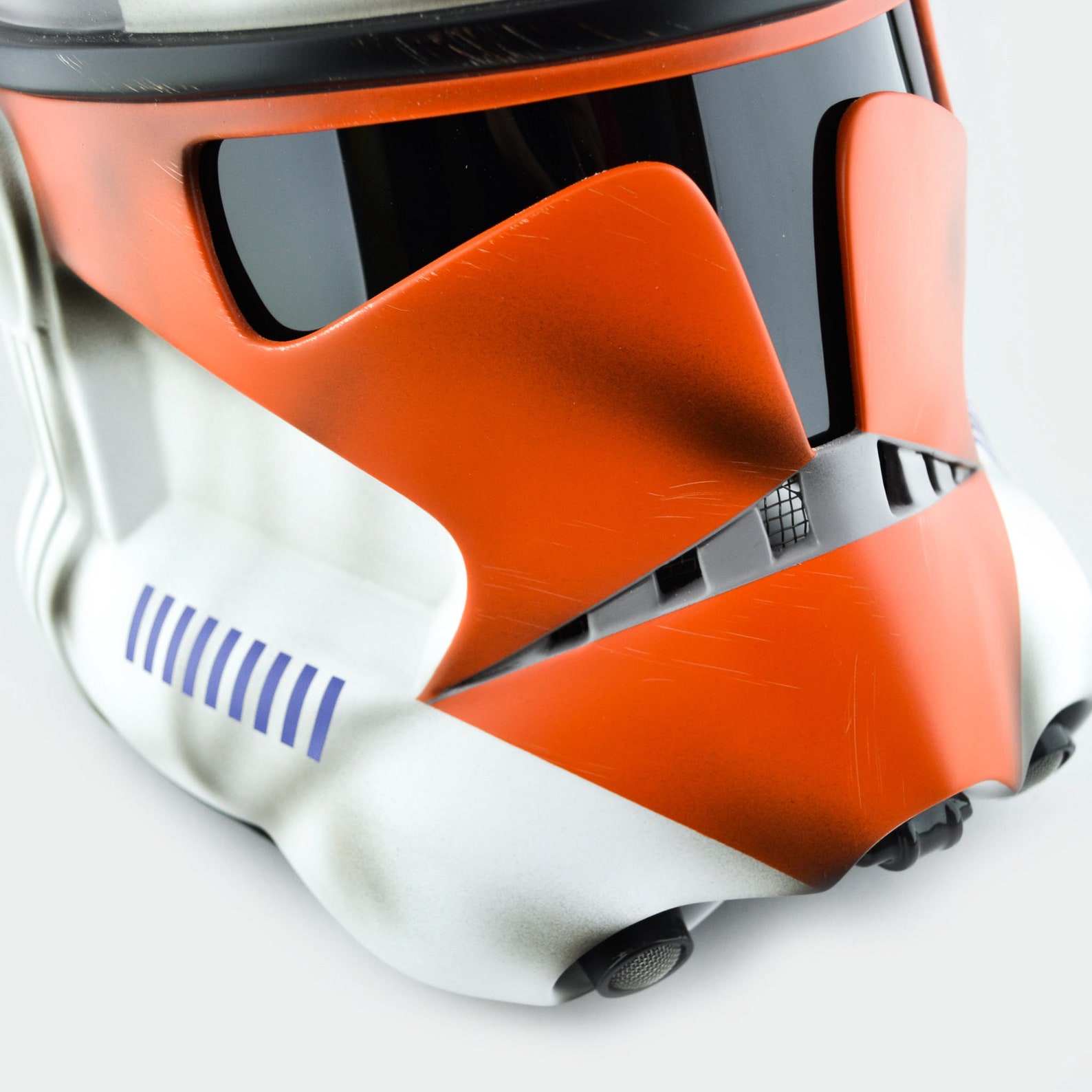 Ahsoka Clone Trooper Star Wars Helmet Damaged 332nd Company / Etsy