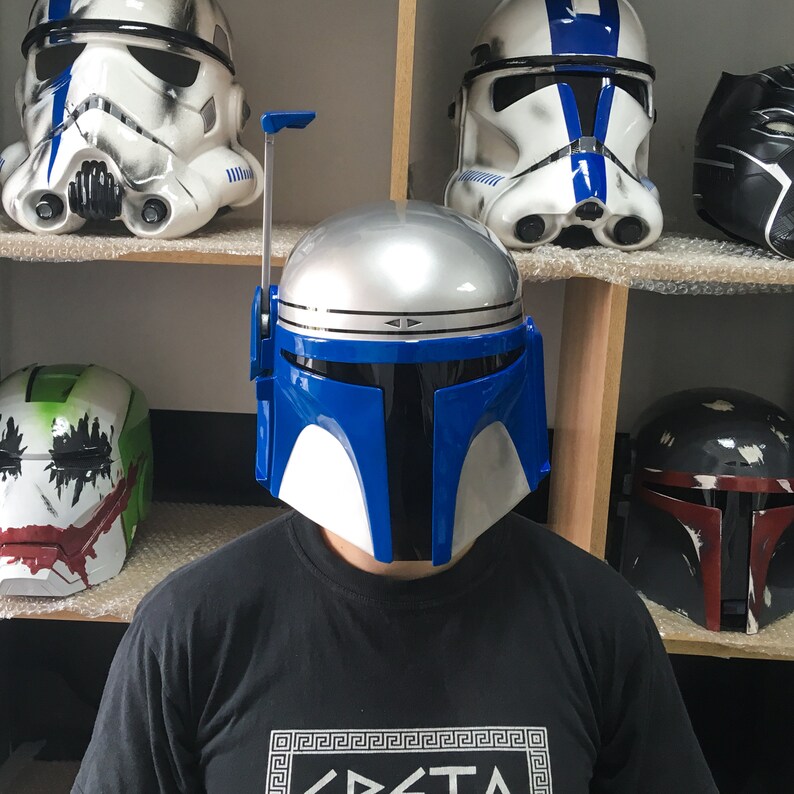 Jango Fett Mandalorian Helmet / Star Wars Jango Fett Cosplay | Etsy