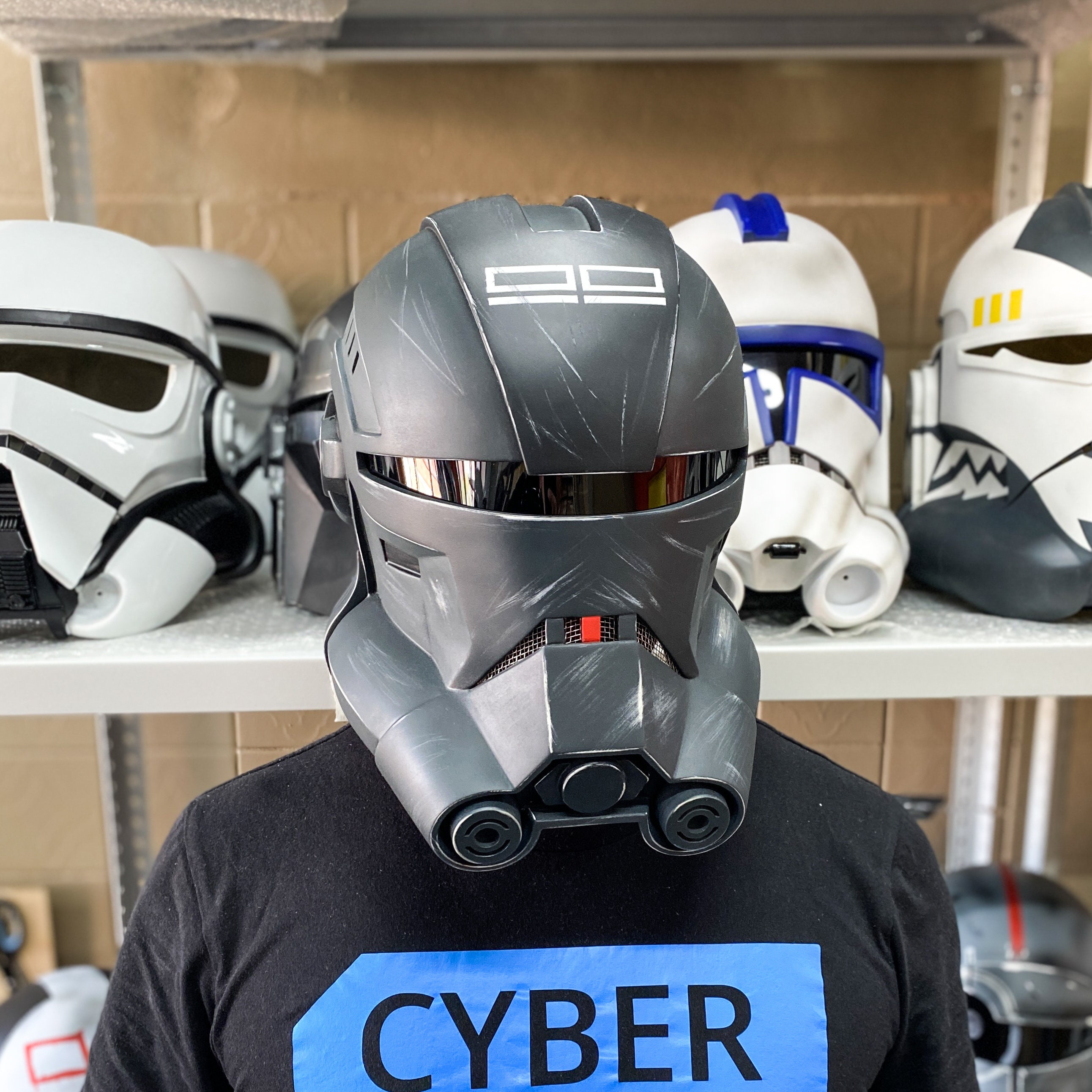 Echo Bad Batch Star Wars Helmet / Cosplay Squad 99 Wearable | Etsy