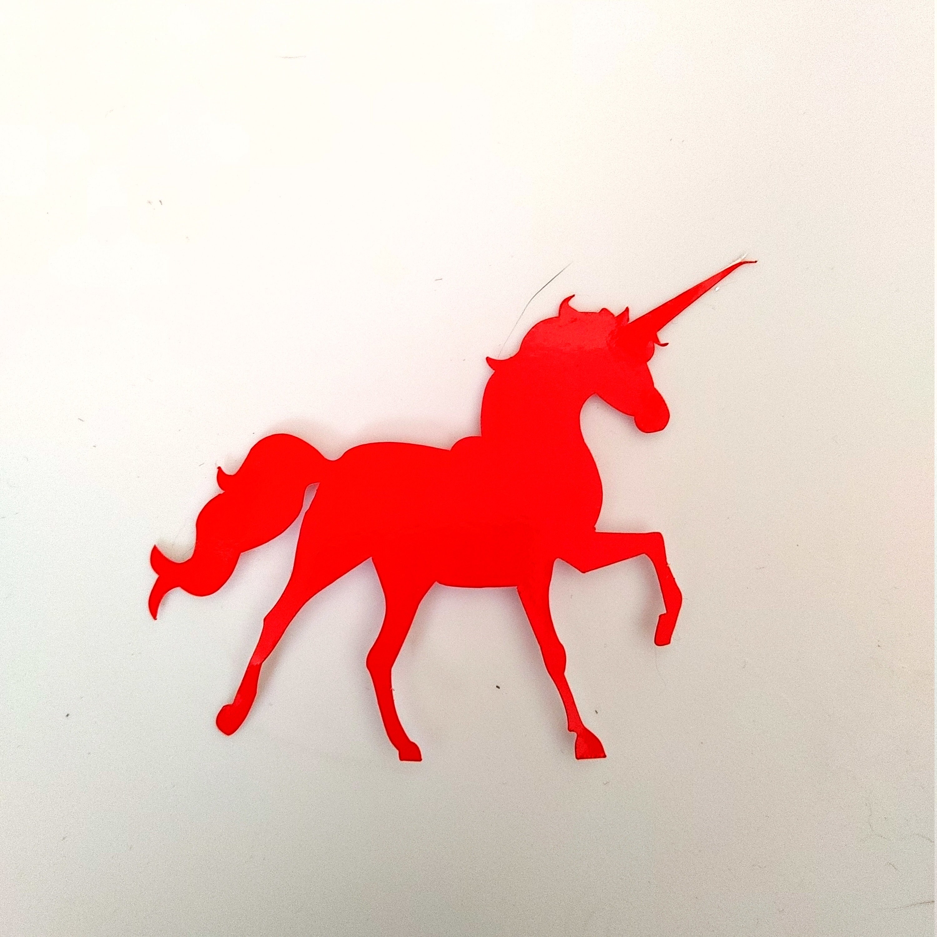 Unicorn Sticker Permanent Vinyl Decal Unicorn Silhouette Etsy