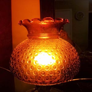 Amber Glass Lamp Shade - Etsy Amber Glass Lamp Shade - Etsy