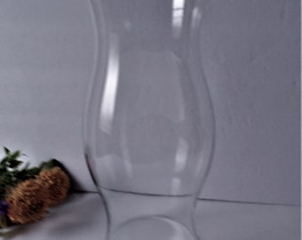 Tall Clear Glass Chimney Hurricane Candle Holder Cover – Centerpiece, Terrarium