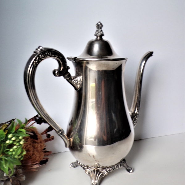 Oneida Silver Teapot Etsy