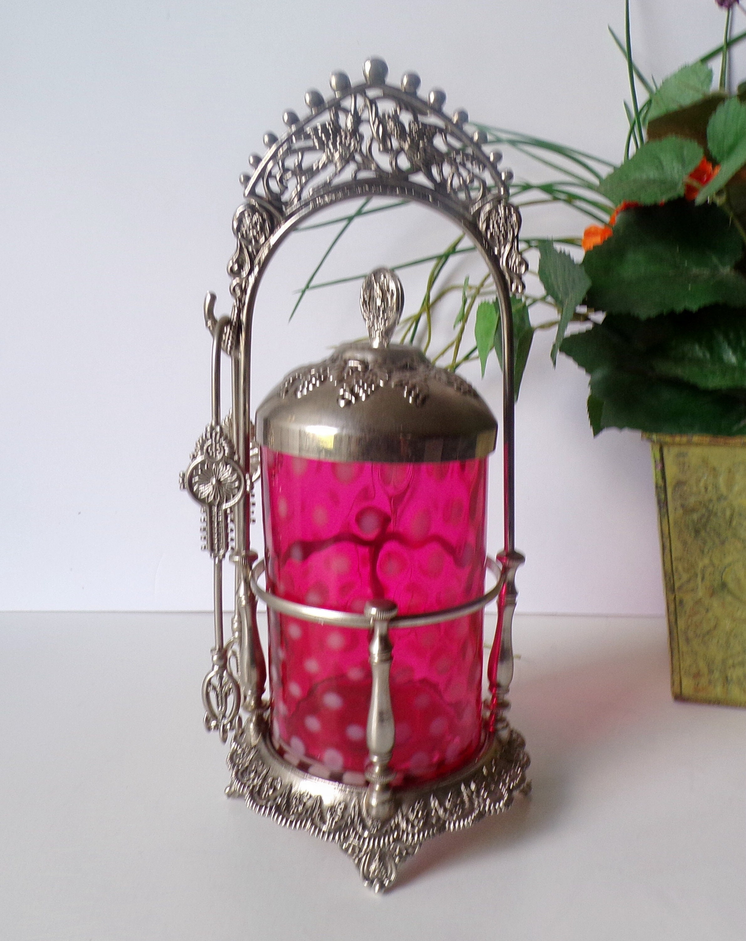 フェントン　Fenton ドットパターン　キャンディジャー fenton | STORES