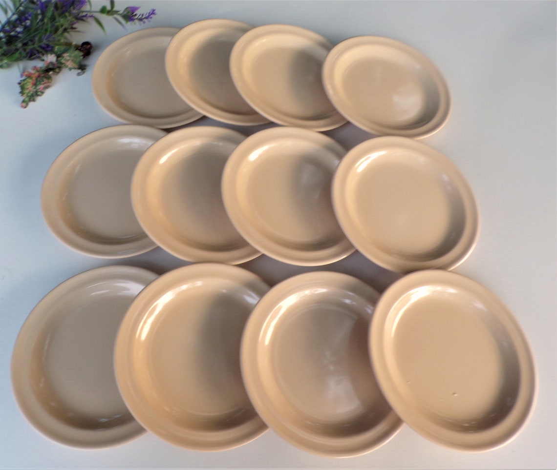 NOS Adcraft Heavy Duty Melamine Plates Lot of 12 Etsy