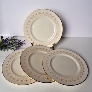 Vintage Franciscan Gladding McBean and Co China Cameo Salad Plate Set of 4