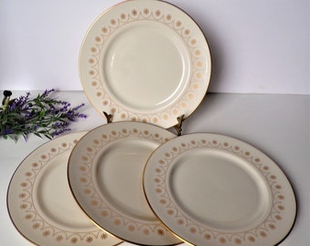 Vintage Franciscan Gladding McBean and Co China Cameo Salad Plate Set of 4