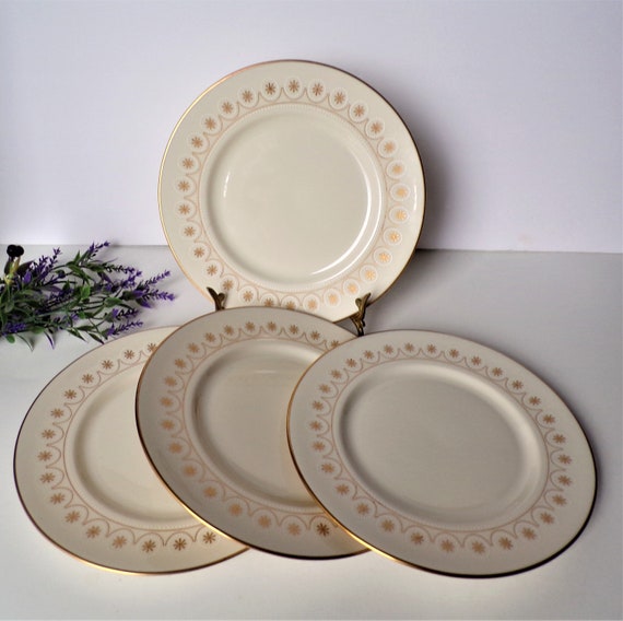 Vintage Franciscan Gladding Mcbean and Co China Cameo Salad Plate Set of 4 Etsy Canada
