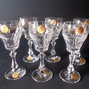 Cristallerie Zwiesel Germany 24% Lead Crystal Cordial/Liqueur Glass Set of 6