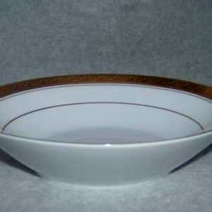 Noritake China Legendary Crestwood Gold Soup Bowl Gold Encrusted No 4167