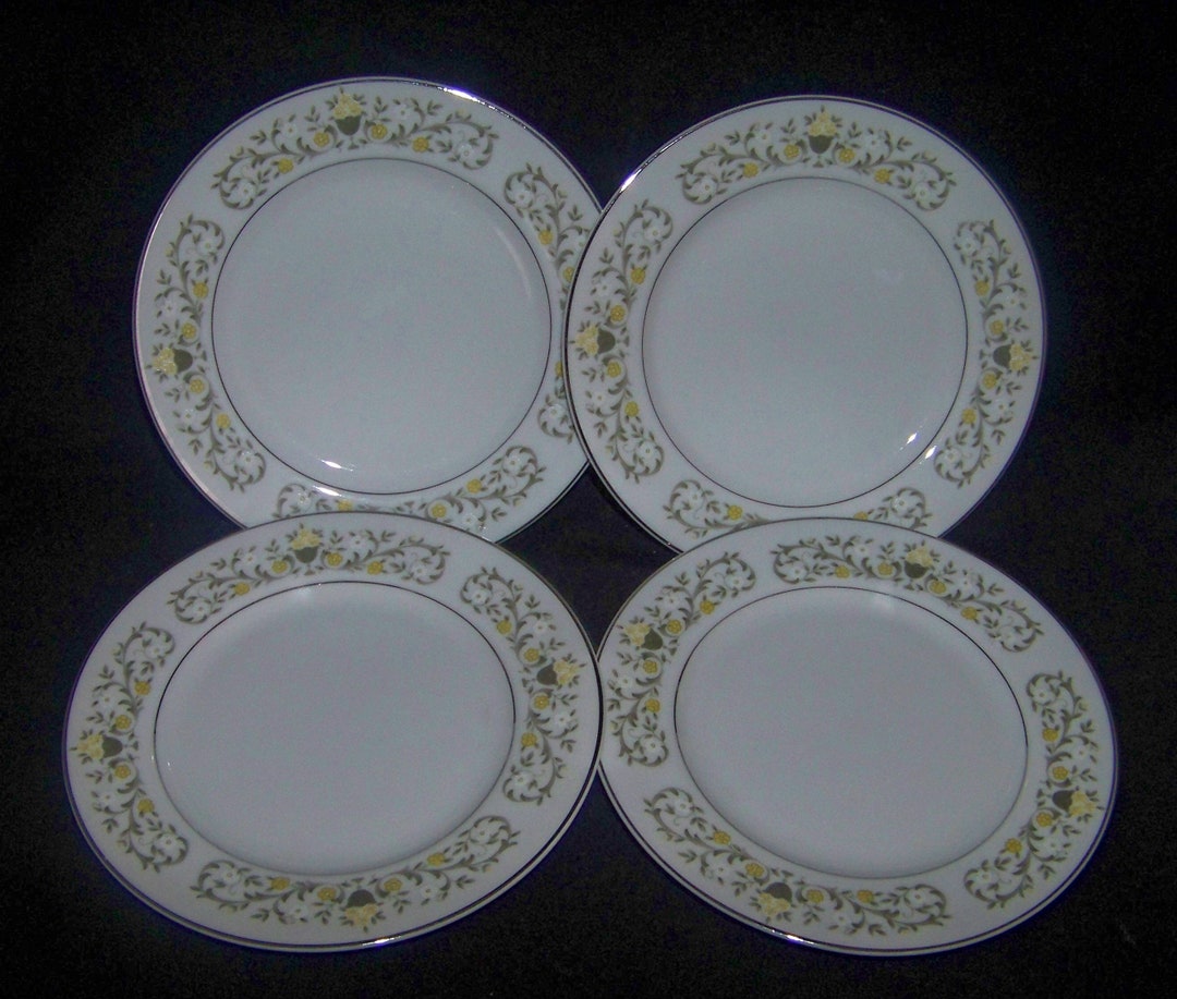Sterling Fine China by Japan Florentine White and Yellow Etsy