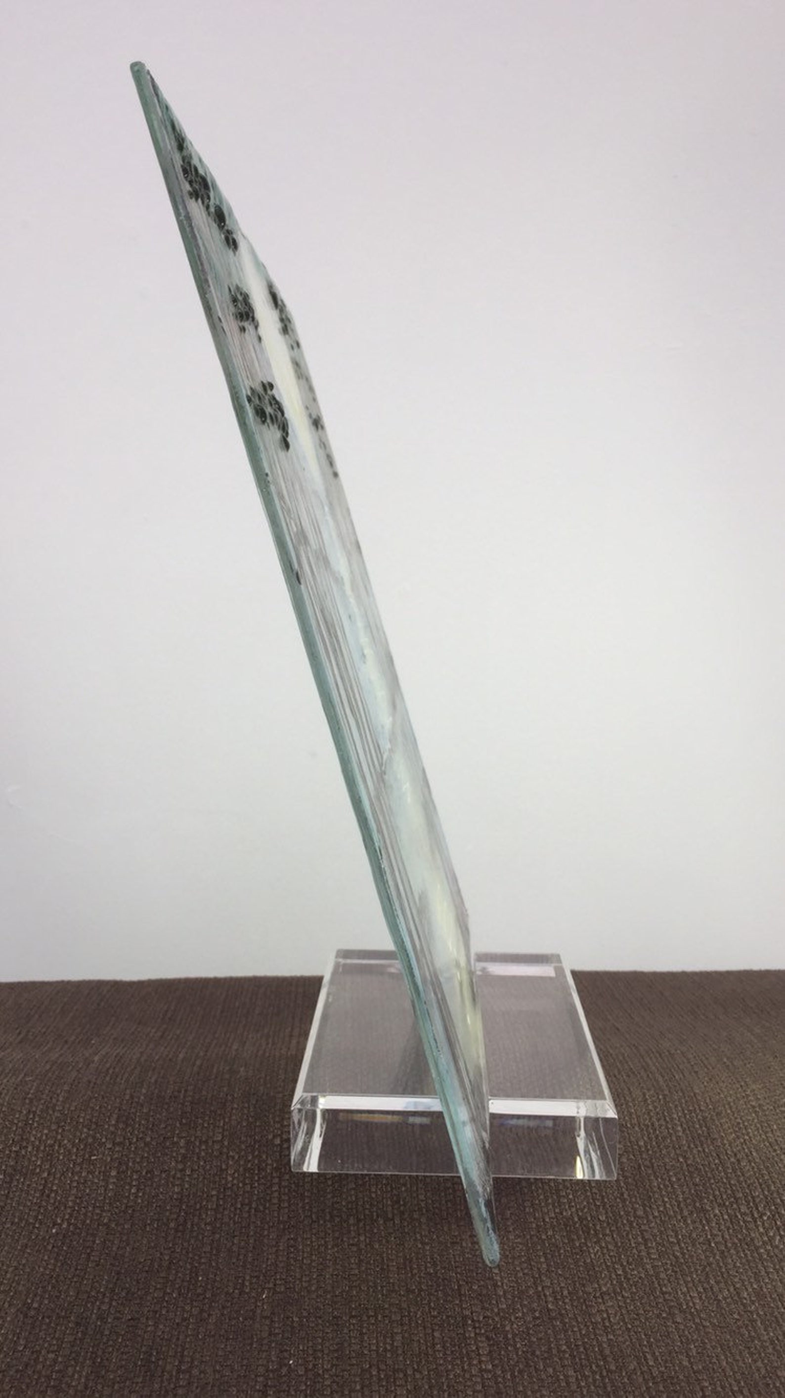 Wide Display Stand for Fused Glass in Flame Polished Acrylic Etsy