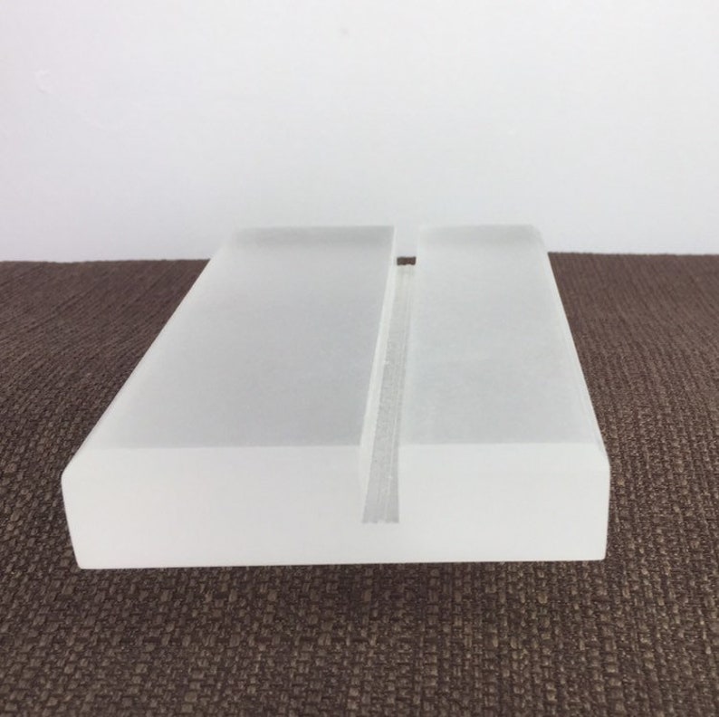 Long Display Stand for Fused Glass in Frosted Acrylic Etsy UK