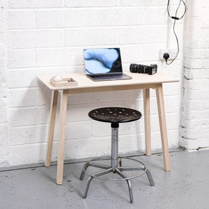 Writing computer desk laptop table white trestle home office desk study reading new arrivals