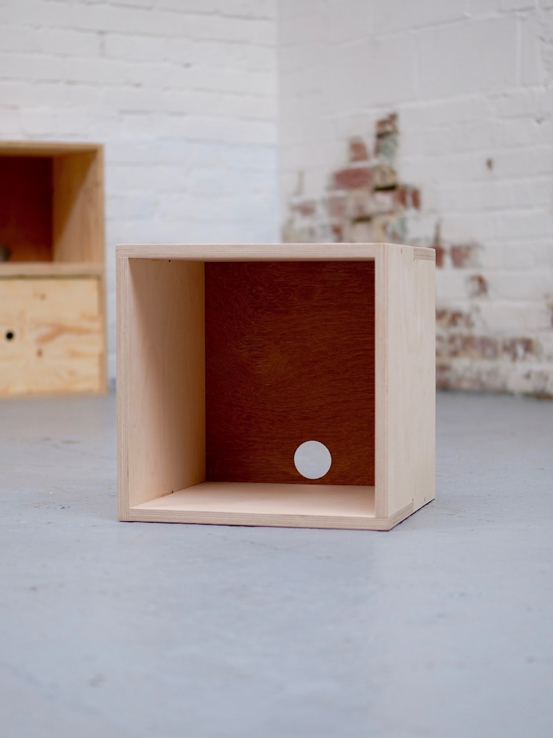 Chop Shop Birch Plywood Record Storage Boxes Stacking Etsy
