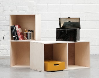 Open Cabinet Shelving Unit - A simple bookshelf, a tidy toy box, bedside table or a quick locker unit.