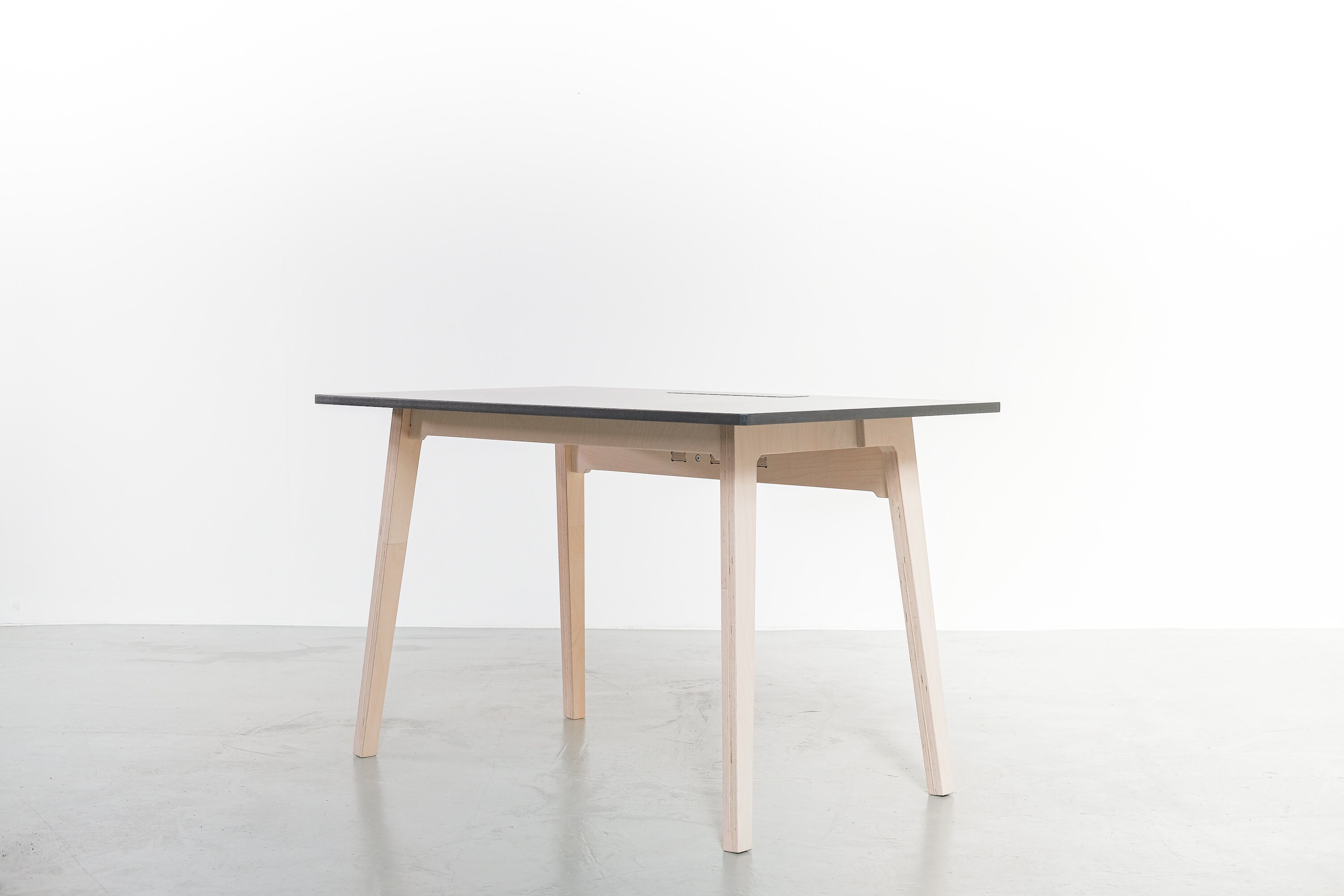 Chop Shop: Blake - Grey Home Working Computer Writing Desk. Compact ...