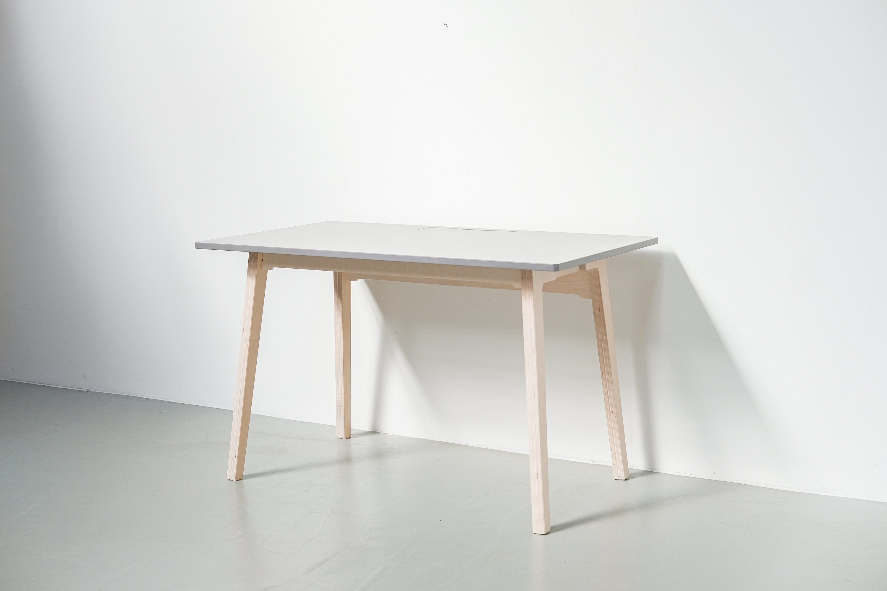 Chop Shop: Blake - Grey Home Working Computer Writing Desk. Compact ...