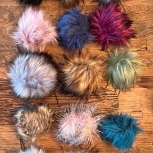 Faux Pom Poms Handmade