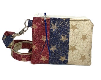 Pouch Constellation Coin Purse Night Sky Coin Purse Mini Wallet Great Gift! Neck Wallet Optional Lanyard Change Purse Gold Stars