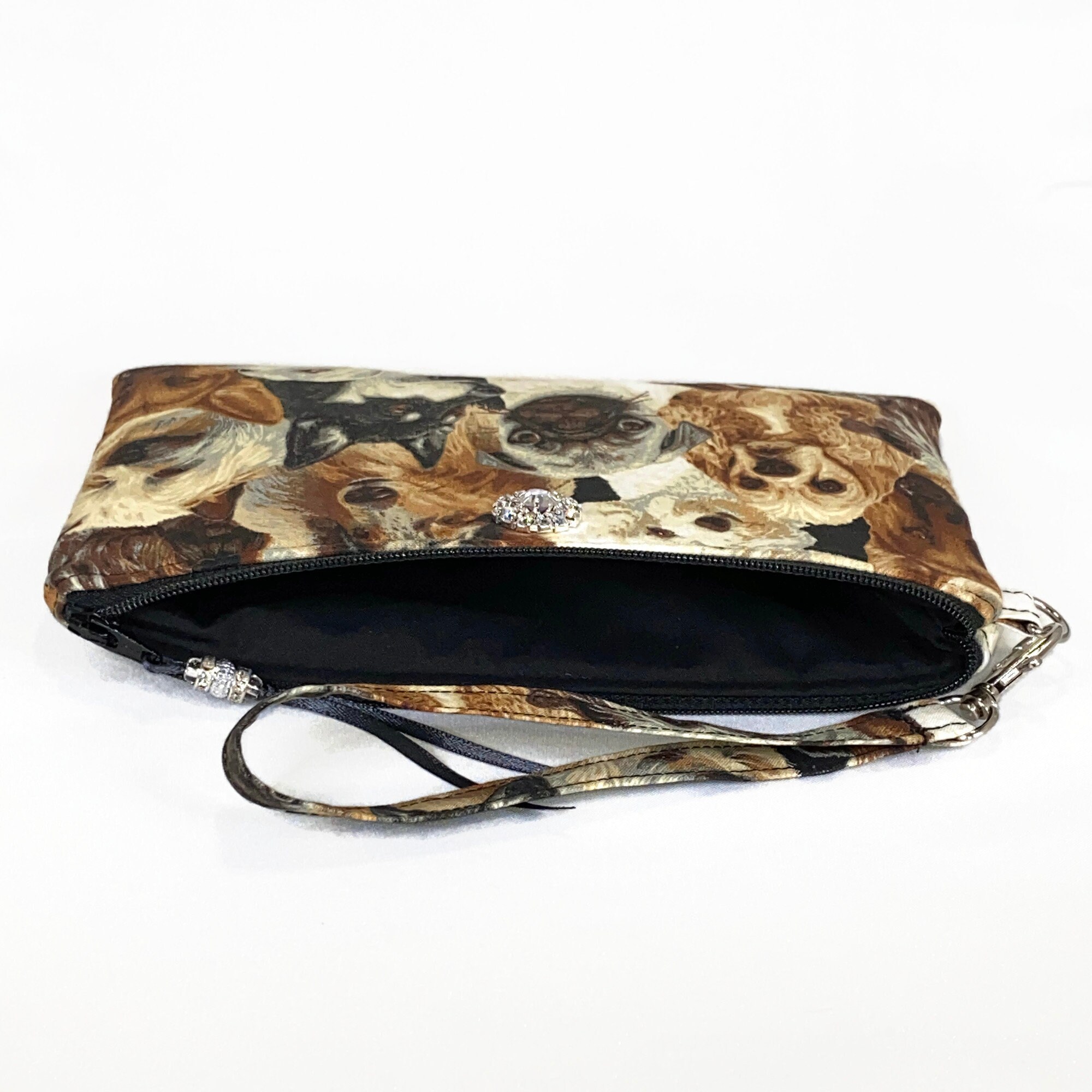 Dogs Wristlet Purse Dog Lover Dog Breeds Dog Mom Etsy